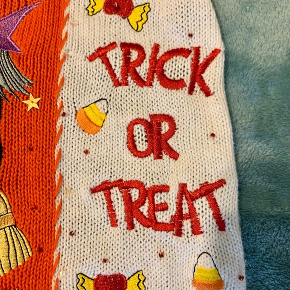 SOLD M details vintage halloween knitted vest - Picture 7 of 14